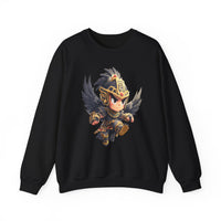Chibi Falcon Warrior Inca Armor Unisex Sweatshirt