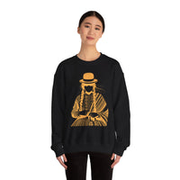 Distress Peruvian Traditional Woman Unisex Sweatshirt