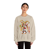 Abstract Aztec Culhua-Mexica Illustration Unisex Sweatshirt