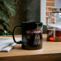 Fiesta Thunderbird Serape Illustration Black Mug