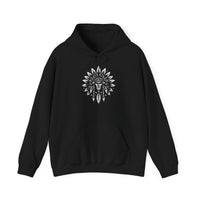 Sacred Tribal Chief Emblem Illustration Unisex Hoodie