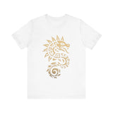 Quetzalcoatl Spiral Serpent Tribal Glyph Unisex T-Shirt