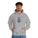Fierce Inca Warrior Ink Illustration Unisex Hoodie