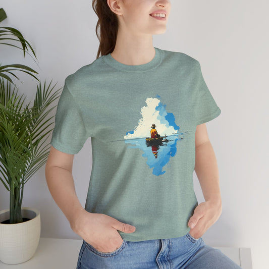 Lake Titicaca Minimalist Landscape Unisex T-Shirt