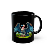 Inca Andean Condor Cartoon Spirit Black Mug