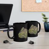 Machu Picchu Lost City Ruins Graphic Black Mug
