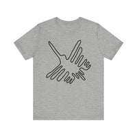 Nazca Lines Style Bird Unisex T-Shirt