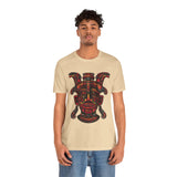 Aztec Fire Warrior Mask Unisex T-Shirt