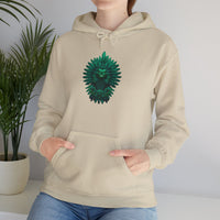 Quetzalcoatl Feathered Serpent God Dark Portrait Unisex Hoodie