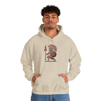 Young Warrior Glyph Pre-Hispanic Style Unisex Hoodie