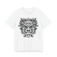Aztec-Inspired Tlaloc God Tribe Graphic Unisex T-Shirt