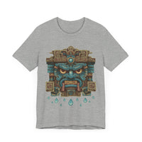 Tlaloc Rain God Stone Face Glyph Unisex T-Shirt