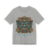 Tlaloc Rain God Stone Face Glyph Unisex T-Shirt