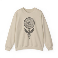 Shadow Phoenix Tribal Emblem Illustration Unisex Sweatshirt