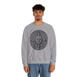 Sacred Aztec Calendar Face Unisex Sweatshirt