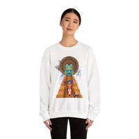 Celestial Aztec Ritual Illustration Unisex Sweatshirt