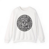 Aztec Totem Mesoamerican Art Illustration Unisex Sweatshirt
