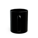 Mystical Inca Chaman Skull Bohemian Vibe Black Mug