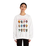 Aztec Gods Chibi Characters Pantheon Unisex Sweatshirt