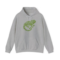 Mayan Aztec Totem Symbol of Iguana Unisex Hoodie