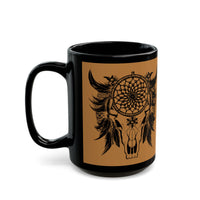Tribal Thunderbird Sacred Symbol Illustration Black Mug