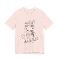 Inca Warrior Girl Fierce Heritage Ink Art Unisex T-Shirt