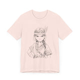Inca Warrior Girl Fierce Heritage Ink Art Unisex T-Shirt