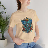 Wild Aztec Turquoise Amulet Illustration Unisex T-Shirt