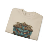 Tlaloc Rain God Stone Face Glyph Unisex Sweatshirt