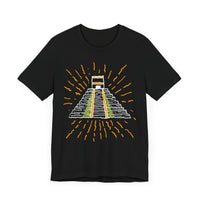 Mexico Monument Chichen Itzá Doodle Unisex T-Shirt