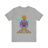 Eye of the Sun Pyramid Illustration Unisex T-Shirt