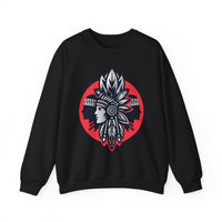 Tribal Legacy Circle Emblem Illustration Unisex Sweatshirt