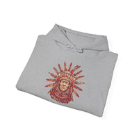 Aztec Sun Chief Feather Headdress Unisex Hoodie