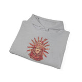 Aztec Sun Chief Feather Headdress Unisex Hoodie