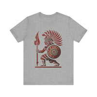 Young Warrior Glyph Pre-Hispanic Style Unisex T-Shirt
