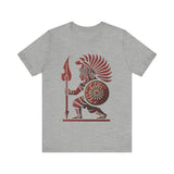 Young Warrior Glyph Pre-Hispanic Style Unisex T-Shirt