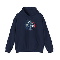 Tribal Visionary Chief Emblem Illustration Unisex Hoodie
