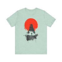 Tikal Mayan Temple Minimalist Art Unisex T-Shirt