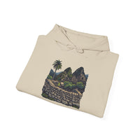 Andean Cliffside Inca Citadel Graphic Unisex Hoodie