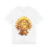 Chibi Inti Inca Sun God Cartoon Style Unisex T-Shirt