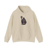 Cyber Temple Techno Priest Pixel Art Unisex Hoodie