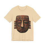 Ancient Andean Tribal Mask Stylized Face Unisex T-Shirt