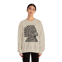 Aztec Eagle Pyramid Emblem Unisex Sweatshirt