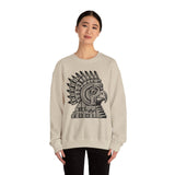 Aztec Eagle Pyramid Emblem Unisex Sweatshirt