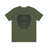 Aztec-Inspired Tlaloc God Tribe Graphic Unisex T-Shirt