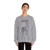 Sacred Inca Dog Illustration Unisex Sweatshirt