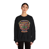 Mesoamerican Ornate Ceremonial Urn Unisex Sweatshirt