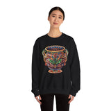 Mesoamerican Ornate Ceremonial Urn Unisex Sweatshirt