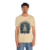 Aztec Warrior Duel Obsidian Glyph Style Unisex T-Shirt