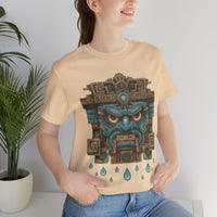 Tlaloc Rain God Stone Face Glyph Unisex T-Shirt